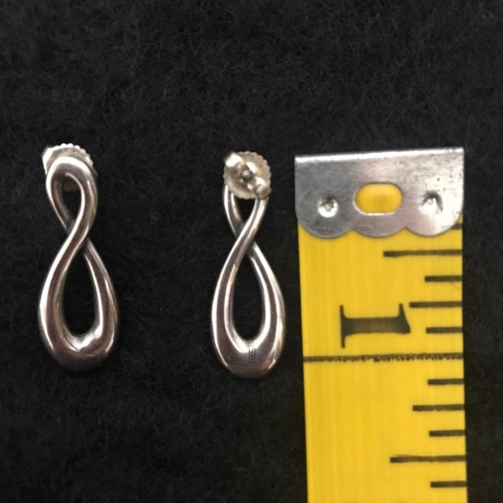 Elegant Silver Infinity Earrings James Avery